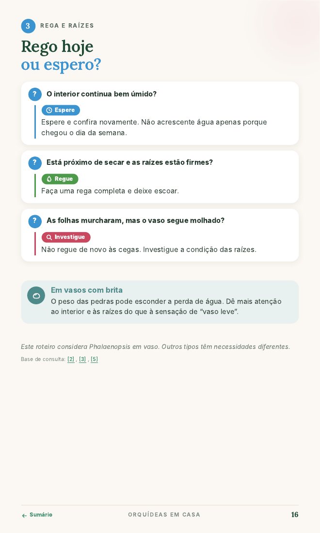 Página Rego hoje ou espero?